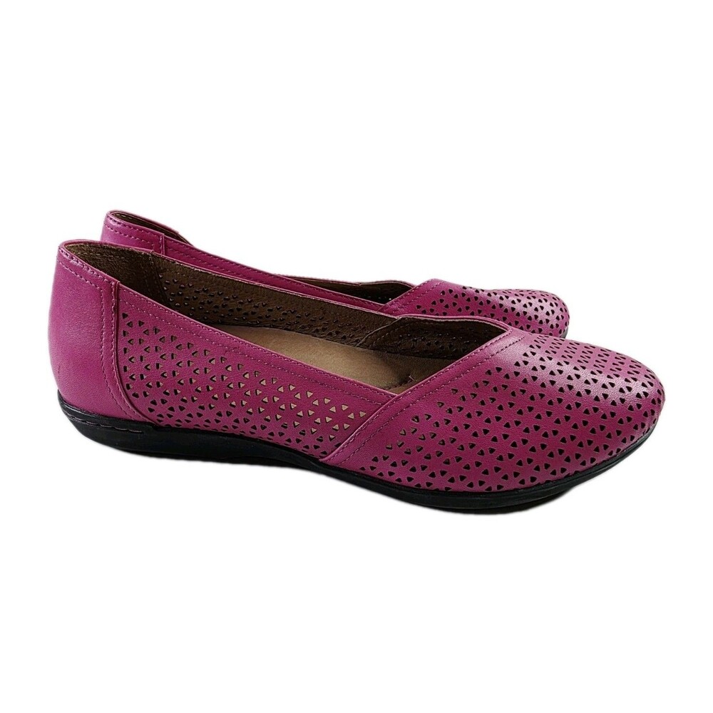 Dansko Neely CutOut Ballet Flats Fuchsia Pink Size EU 39 US 8.5-9